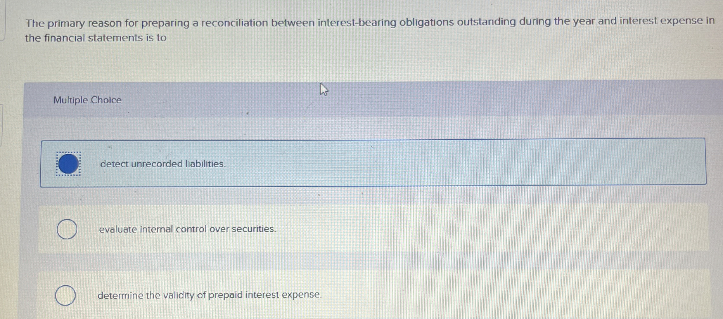 The primary reason for preparing a reconciliation