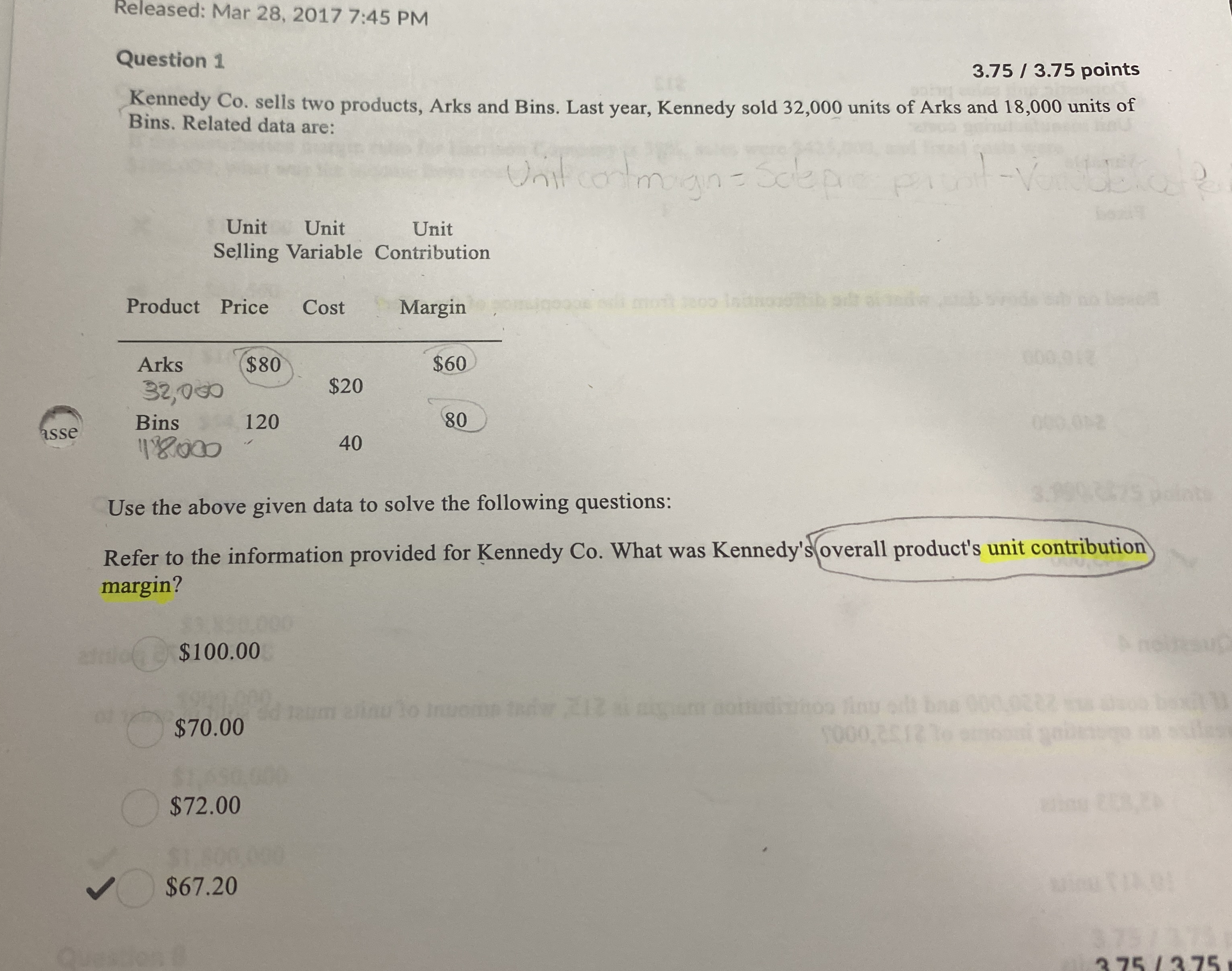 Released: Mar 2 8 , 2 0 1 7 7 : 4 5 PM Question 1