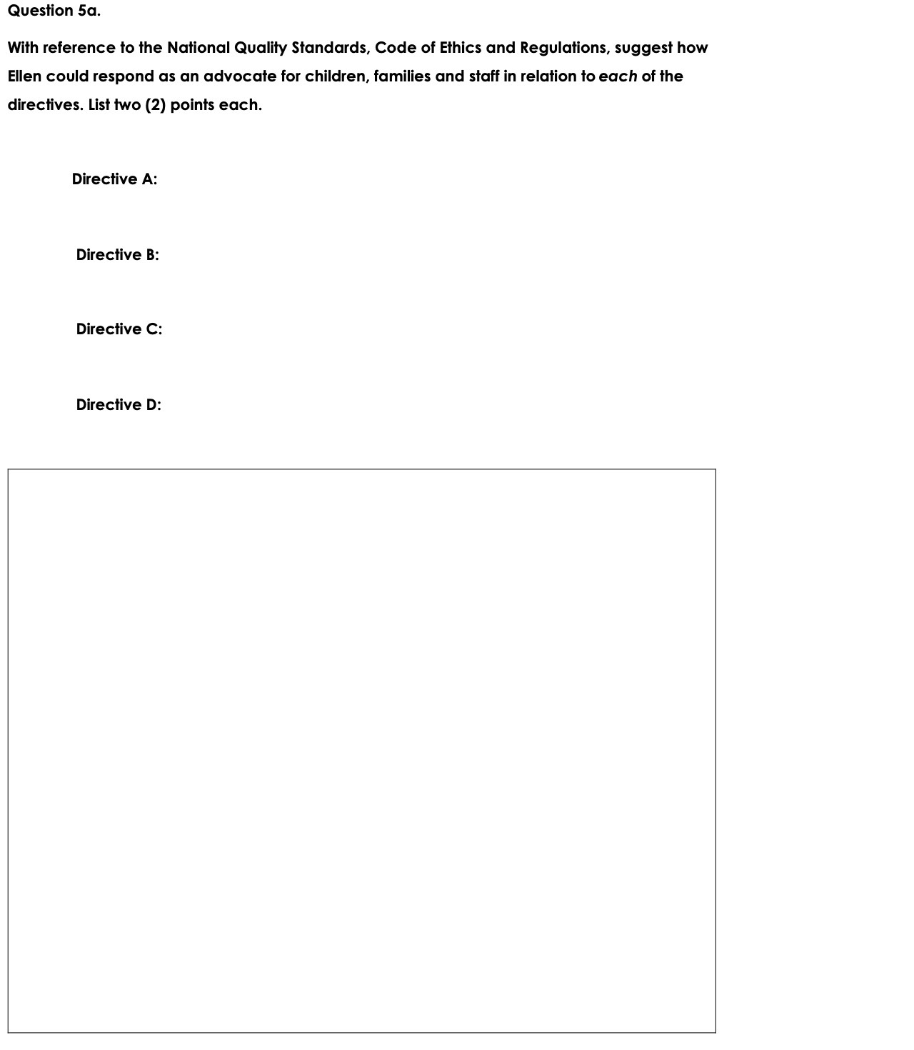 Question 50. With reference to the National