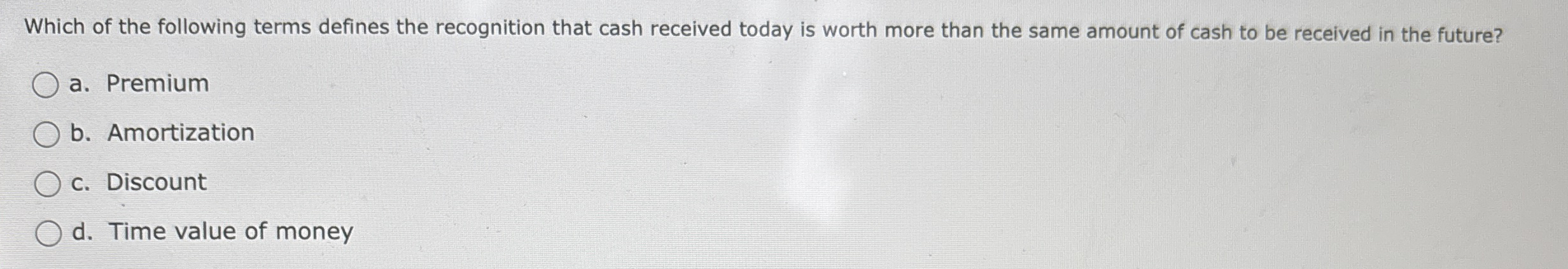 Which of the following terms defines the