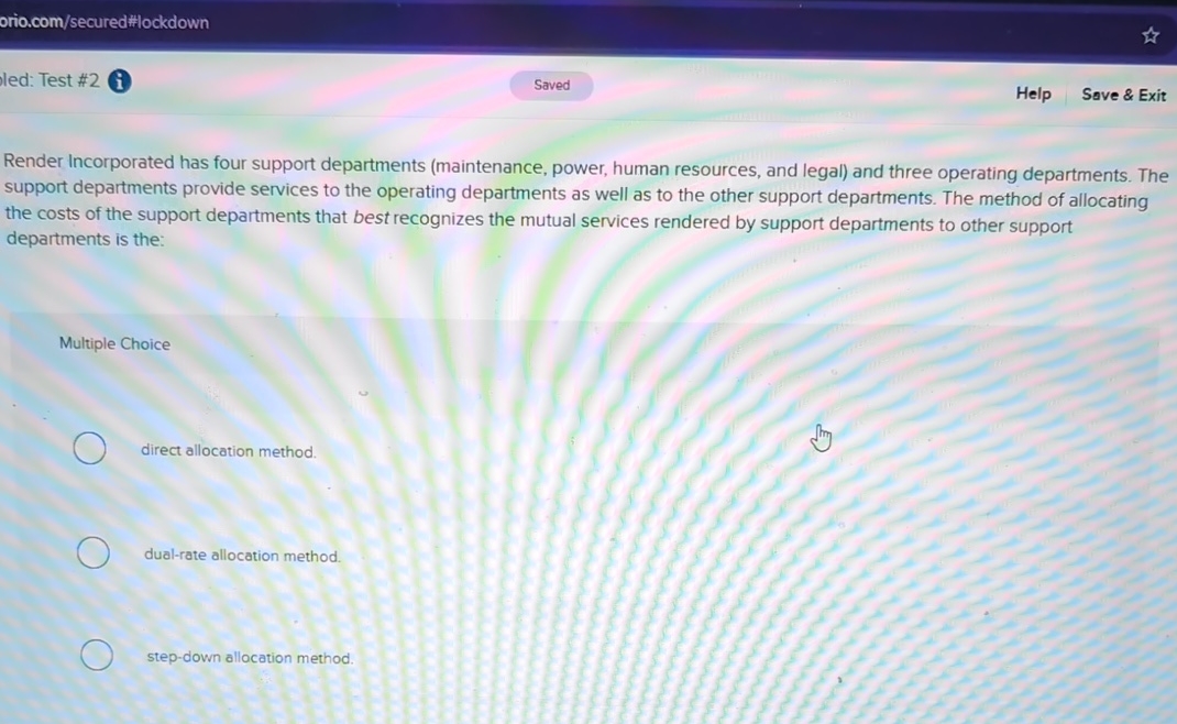 orio.com / secured lockdown led: Test # 2 i Help