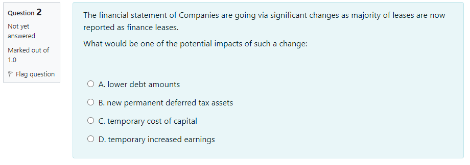 Multiple choice questions attached below Question