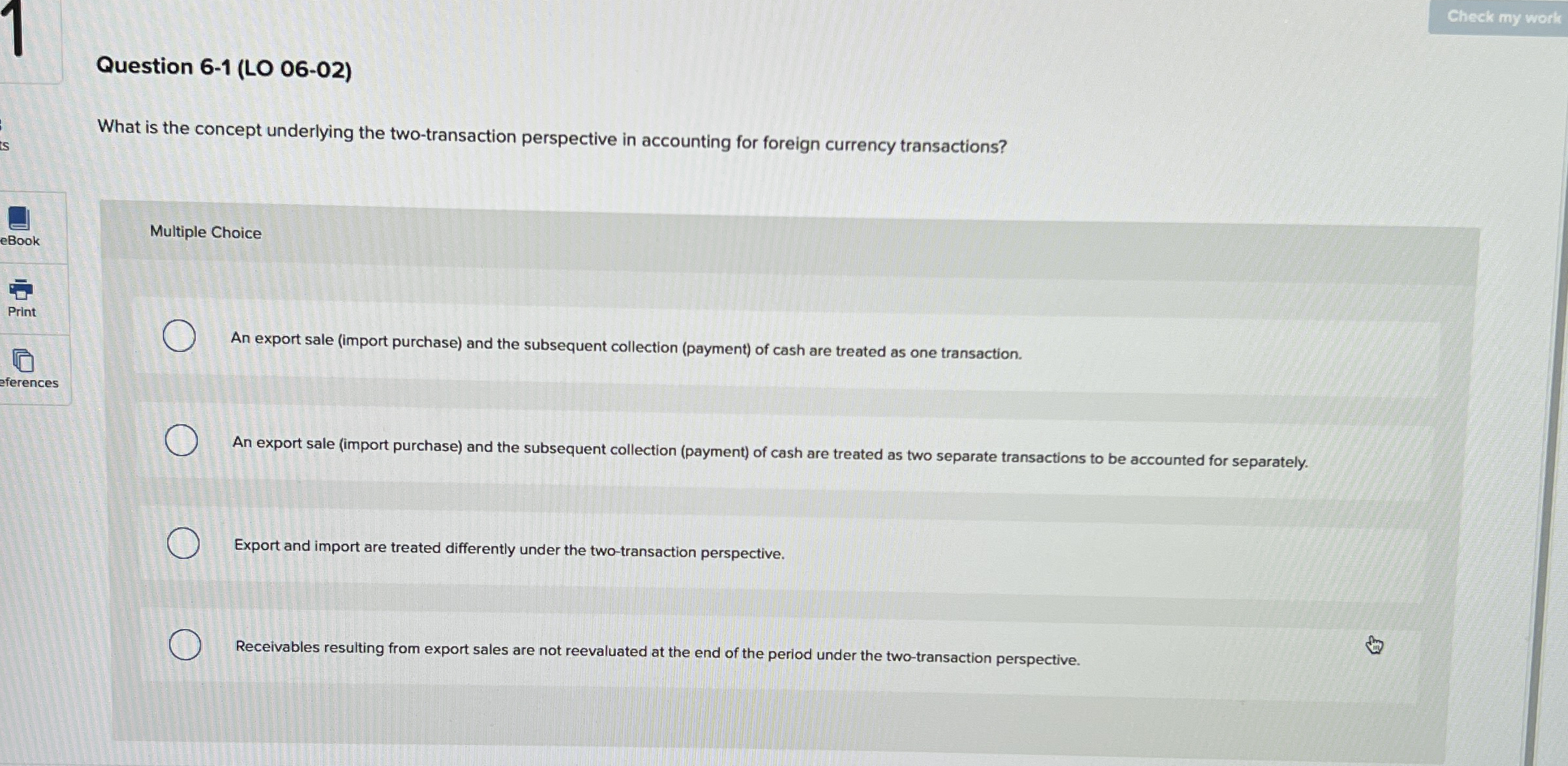 Question 6 - 1 ( LO 0 6 - 0 2 ) What is the