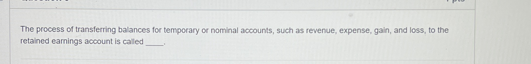 The process of transferring balances for