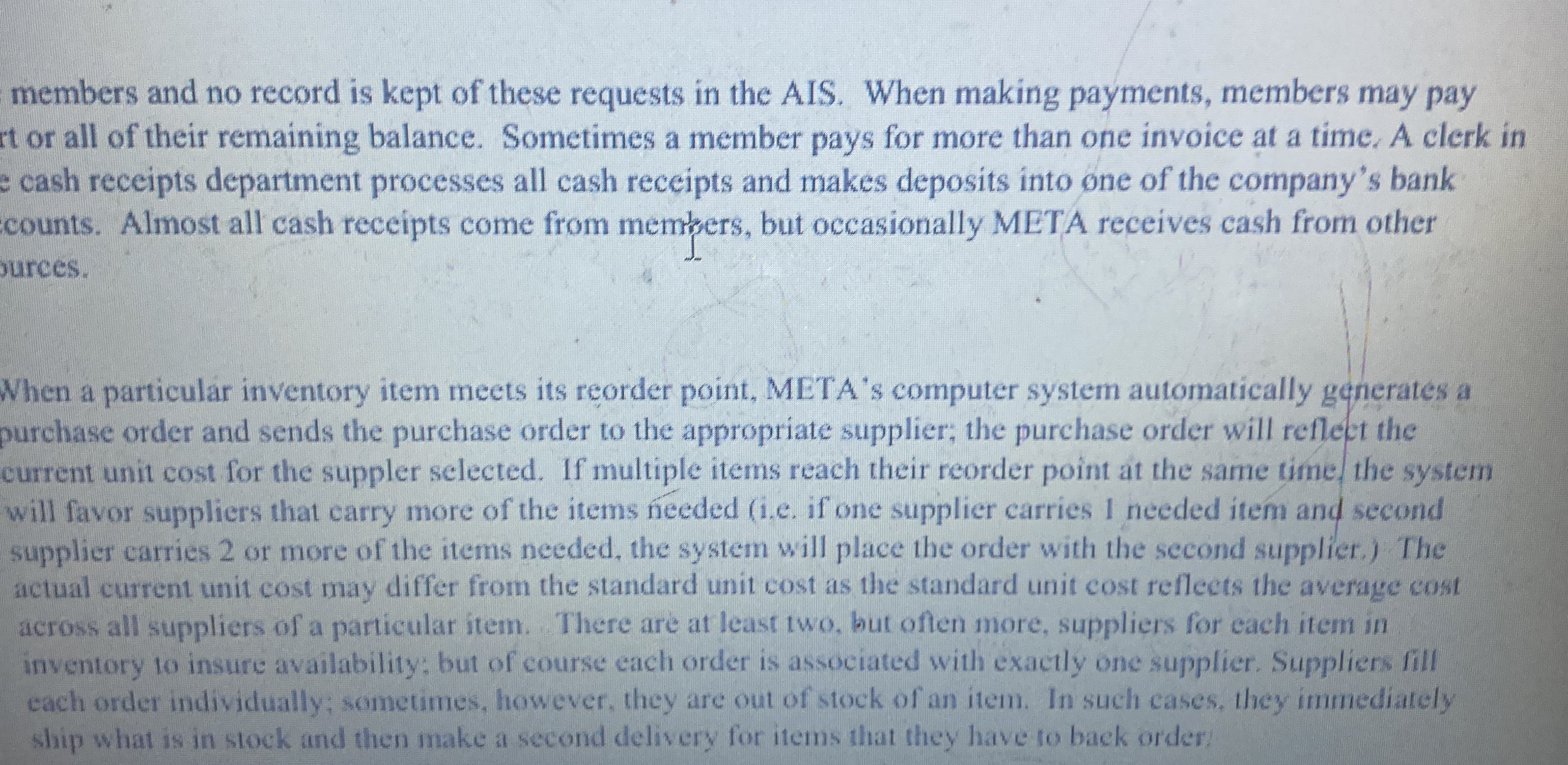 members and no record is kept of these requests