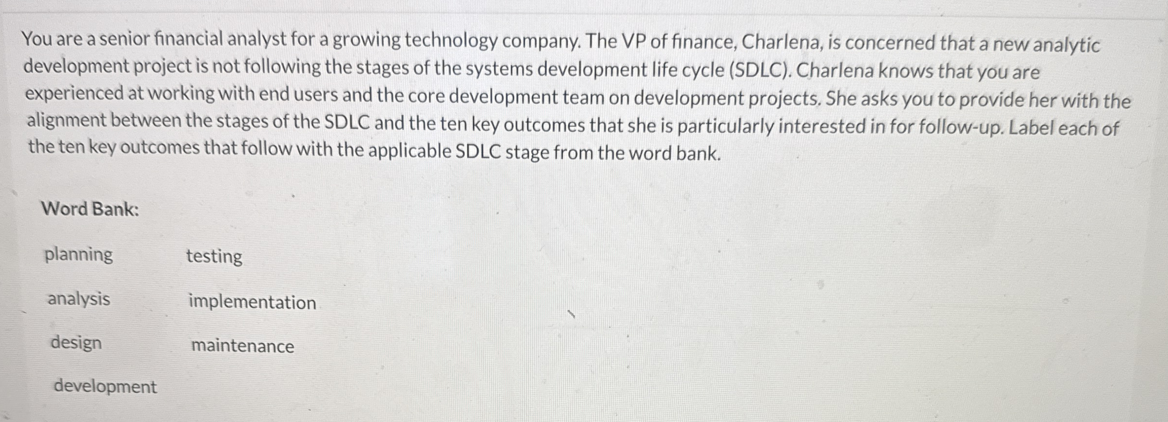 You are a senior financial analyst for a growing