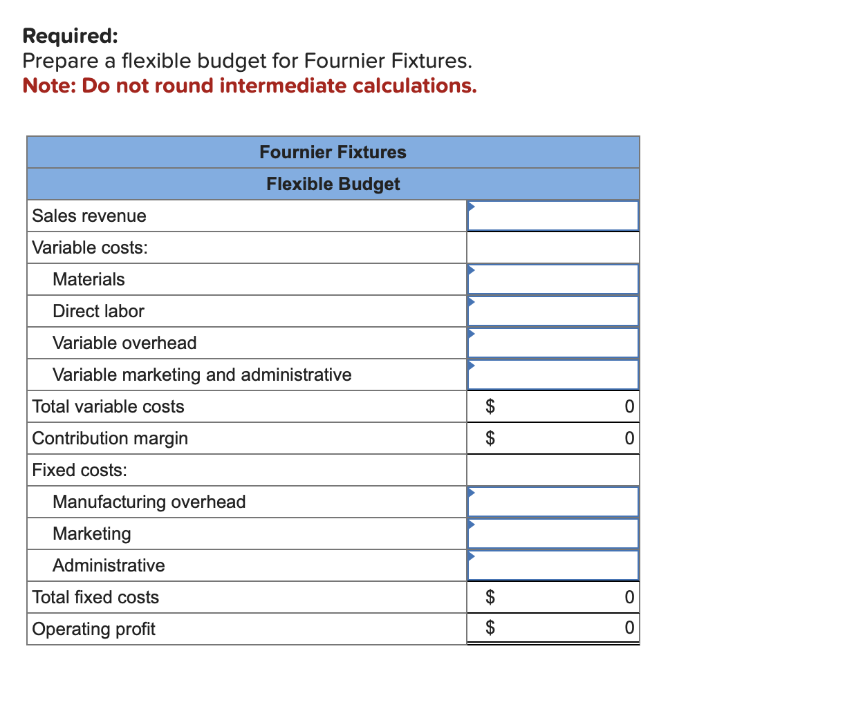 Fournier Fixtures produces a variety of