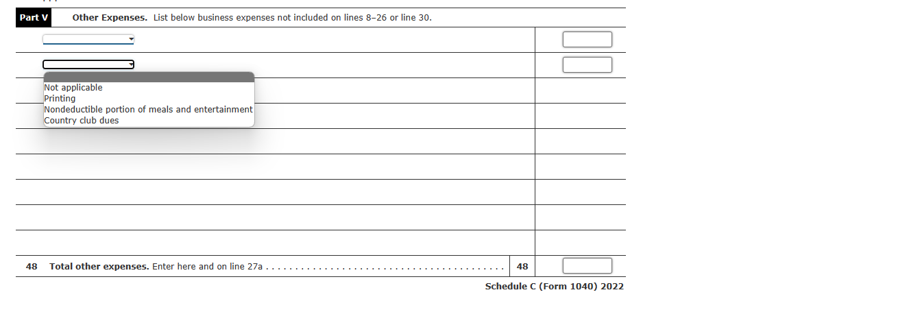 Problem 3-1 Schedule C (LO 3.1, 3.3, 3.5, 3.7)
