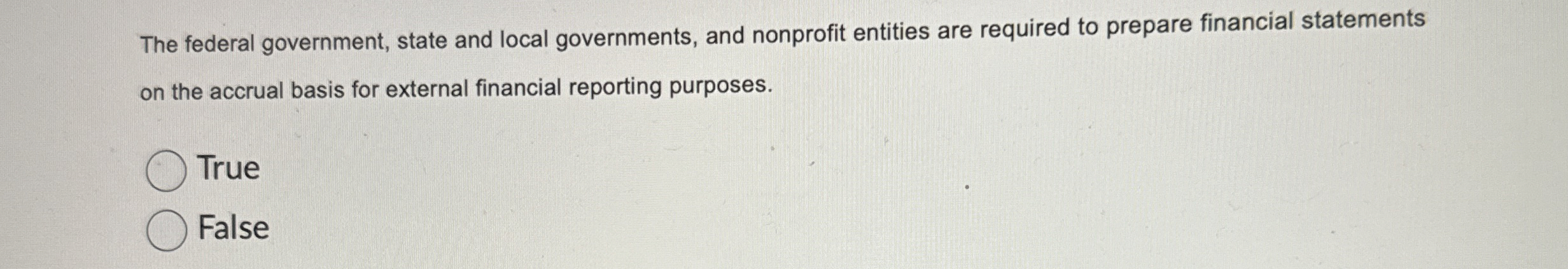 The federal government, state and local