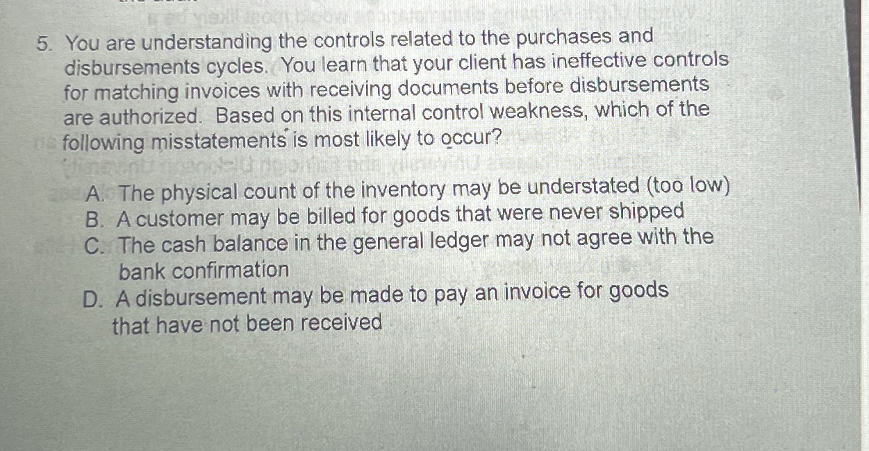 You are understanding the controls related to the