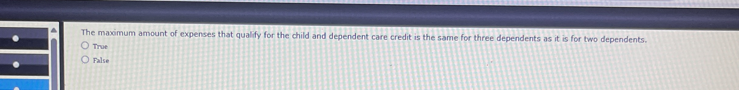 The maximum amount of expenses that qualify for