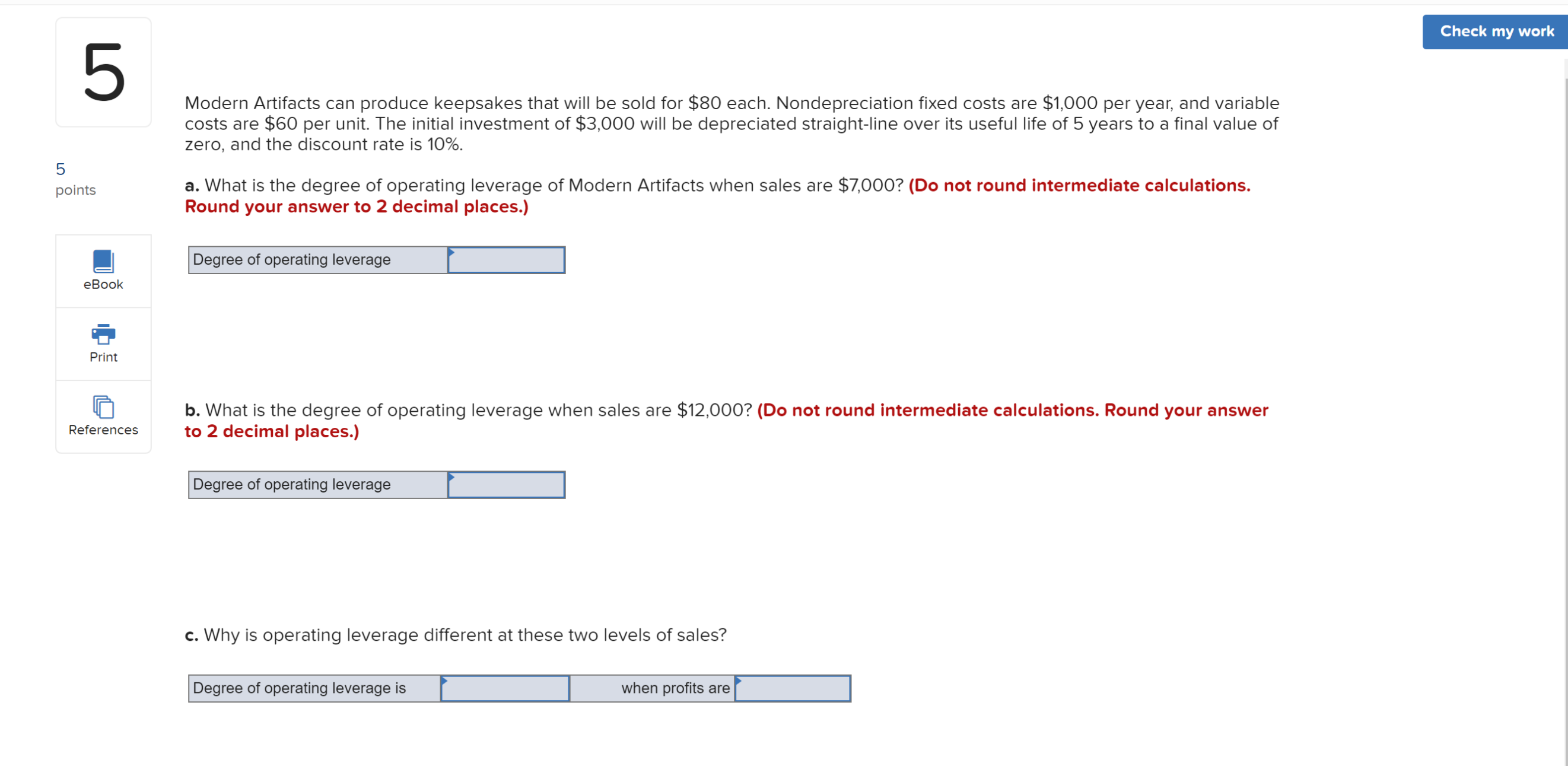 points eElook References Modern Artifacts can