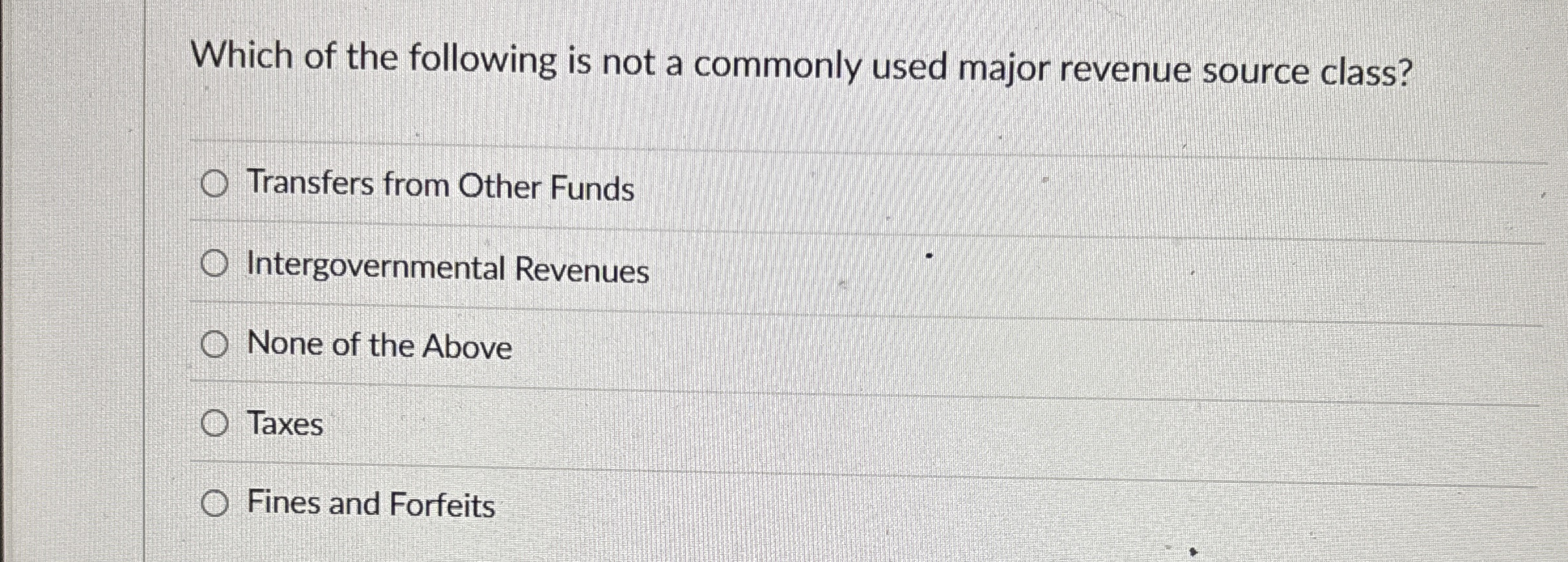 Which of the following is not a commonly used