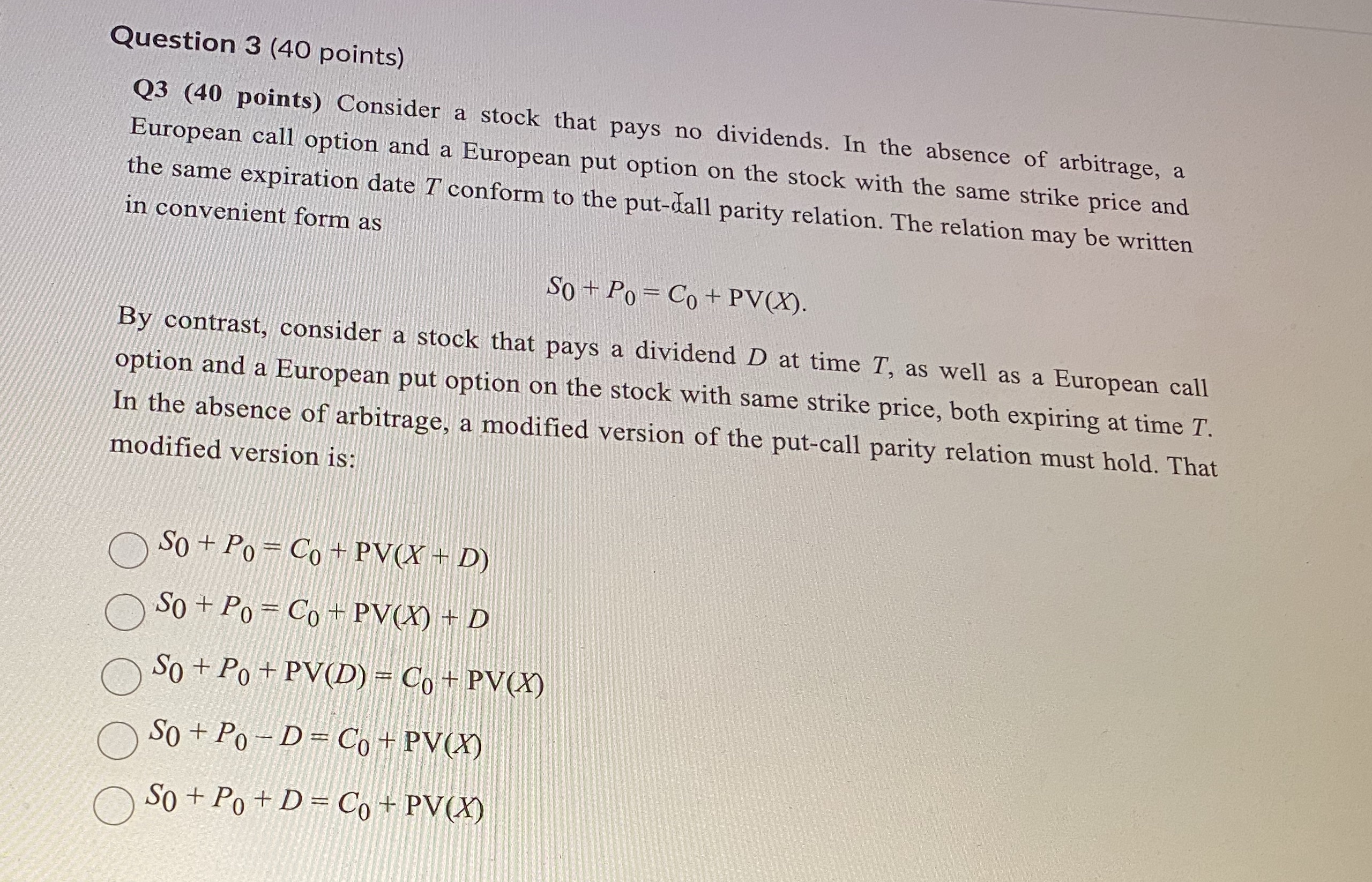 Question 3 (40 points) Q3 (40 points) Consider a
