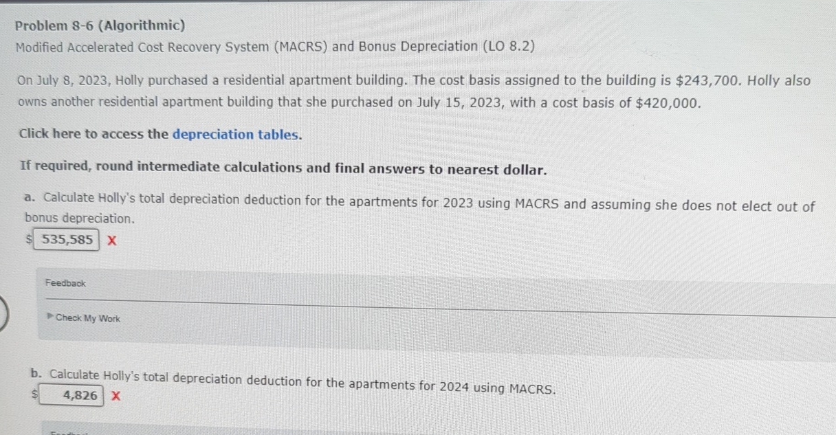 Problem 8 - 6 ( Algorithmic ) Modified