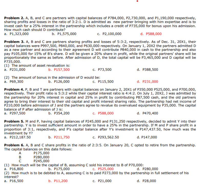 Topic: Partnership Dissolution need solutions