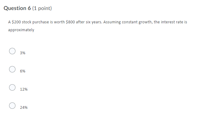 1) Use the following information to answer this