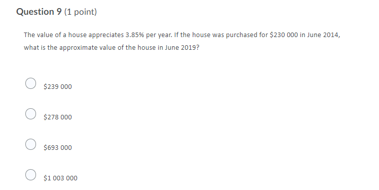 1) Use the following information to answer this