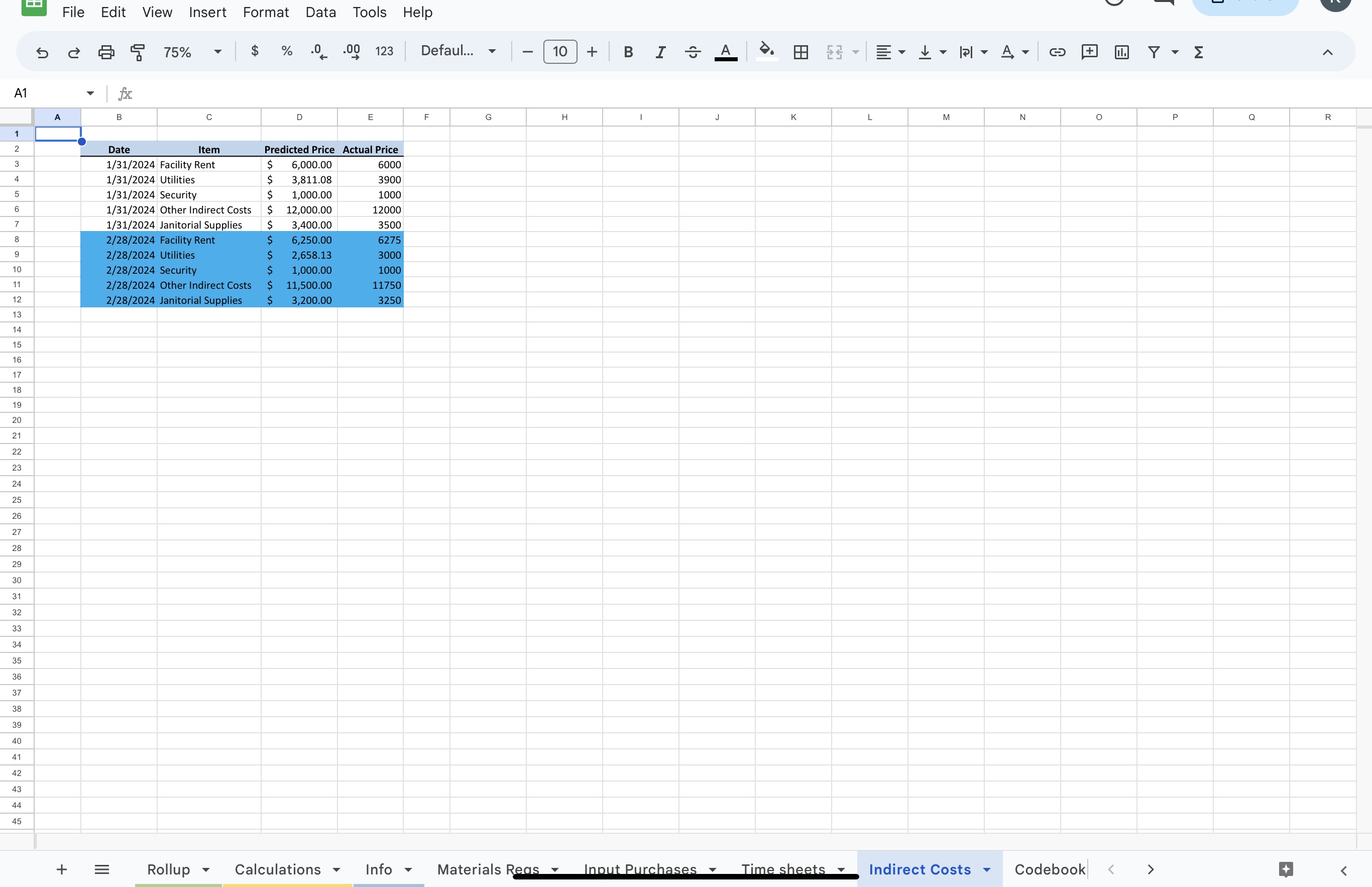 \fFile Edit View Insert Format Data Tools Help