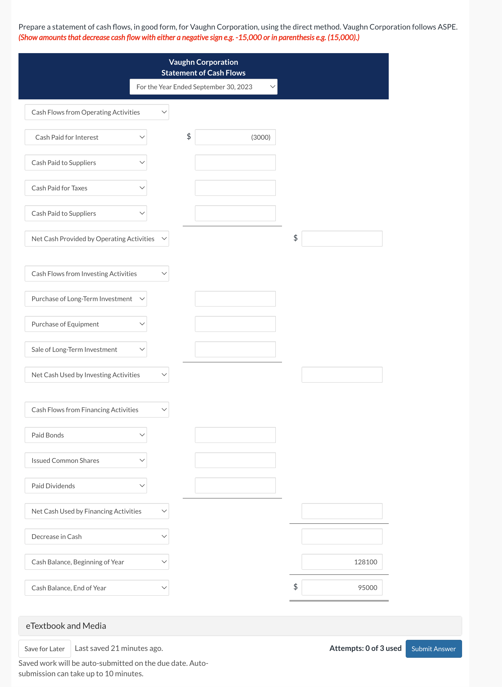 Current Attempt in Progress The following is a