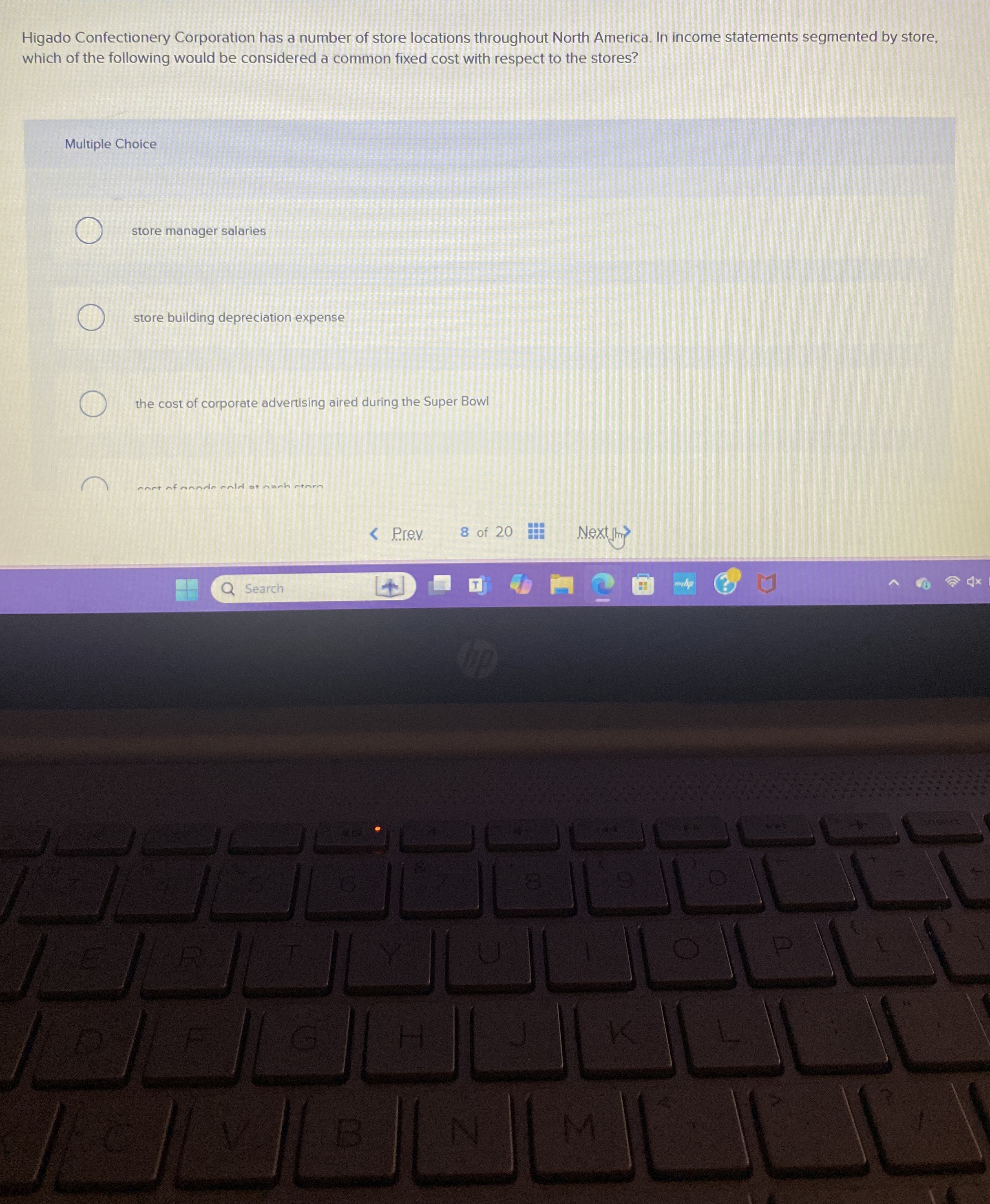 Higado Confectionery Corporation has a number of