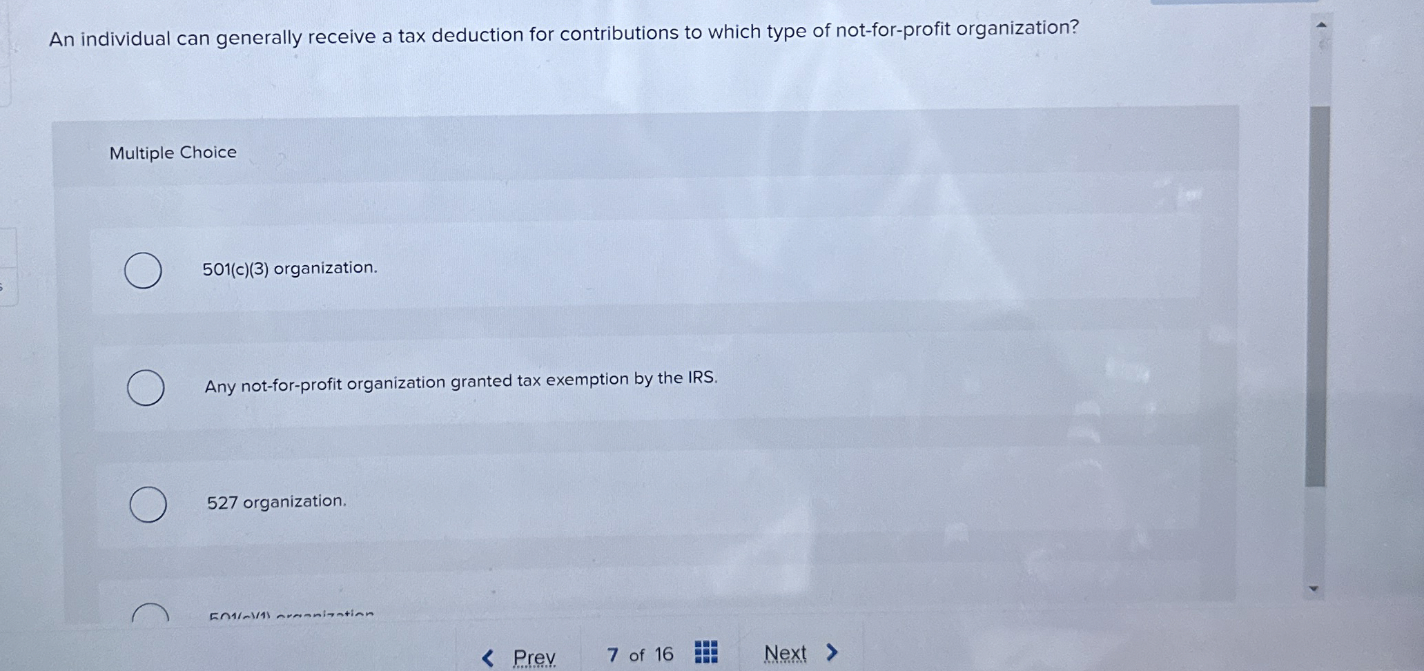 An individual can generally receive a tax