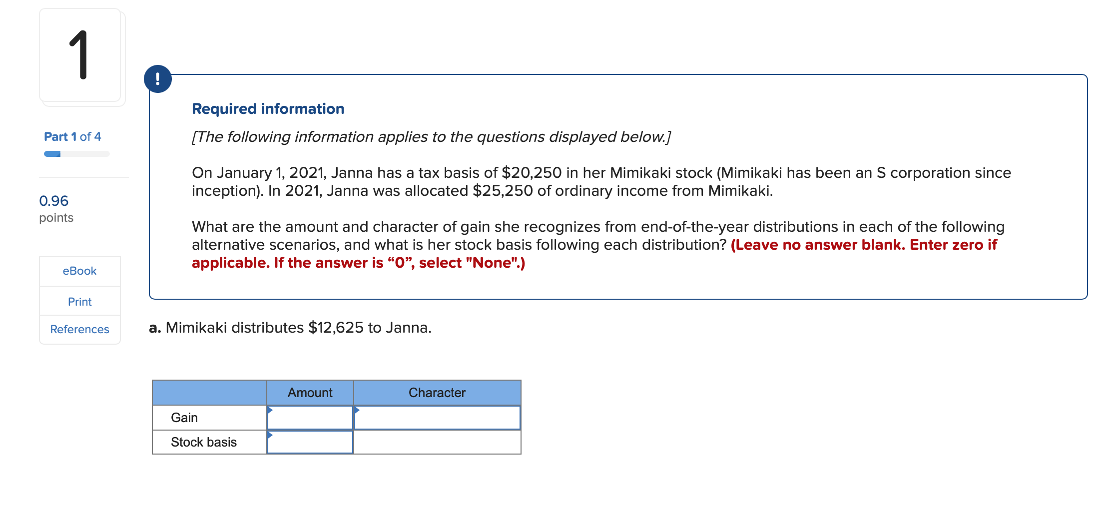 HW 1347 ! Required information Part 1 of 4 [The