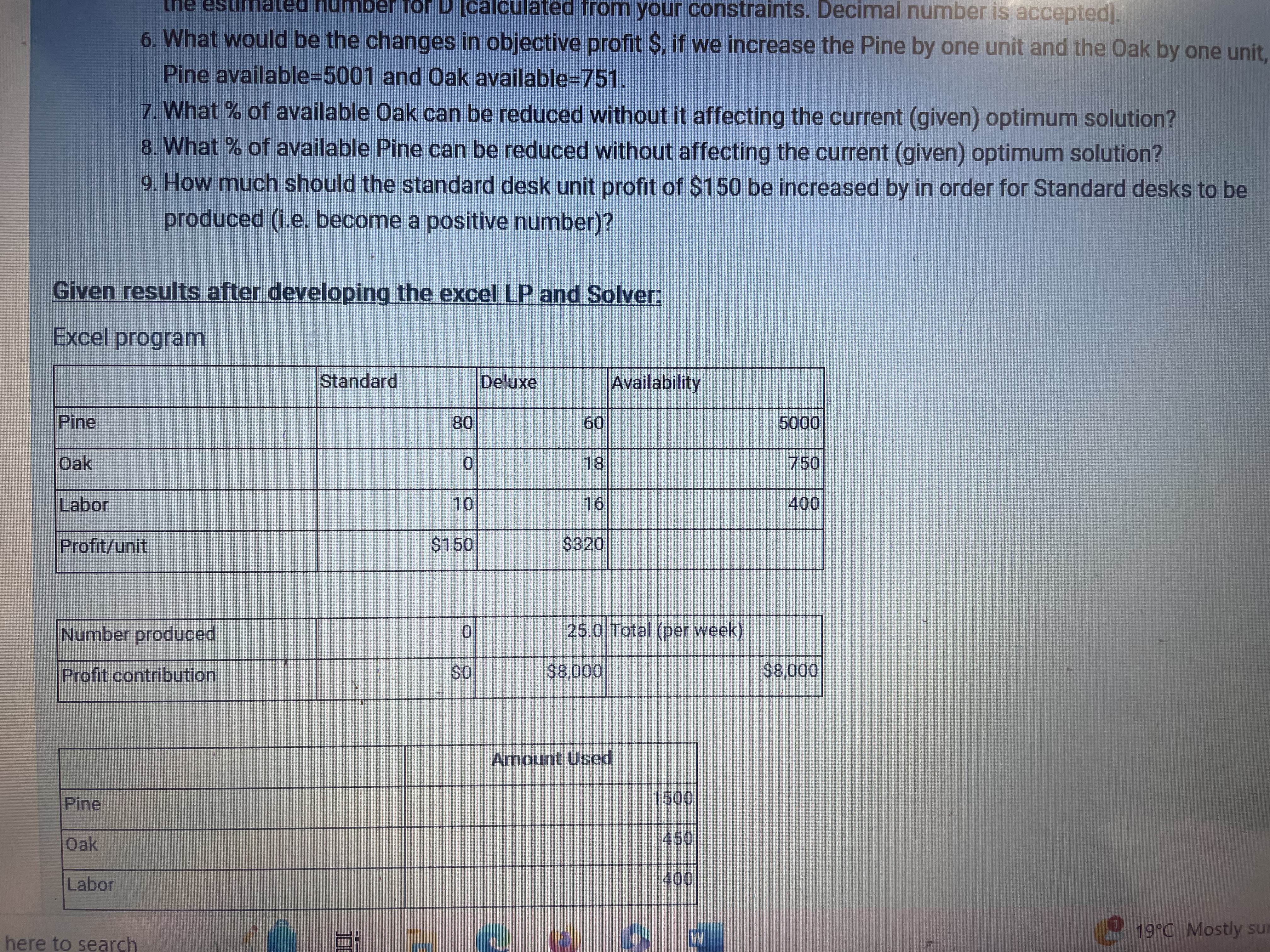 Question 1 part b 25 points for part (b) ABCD