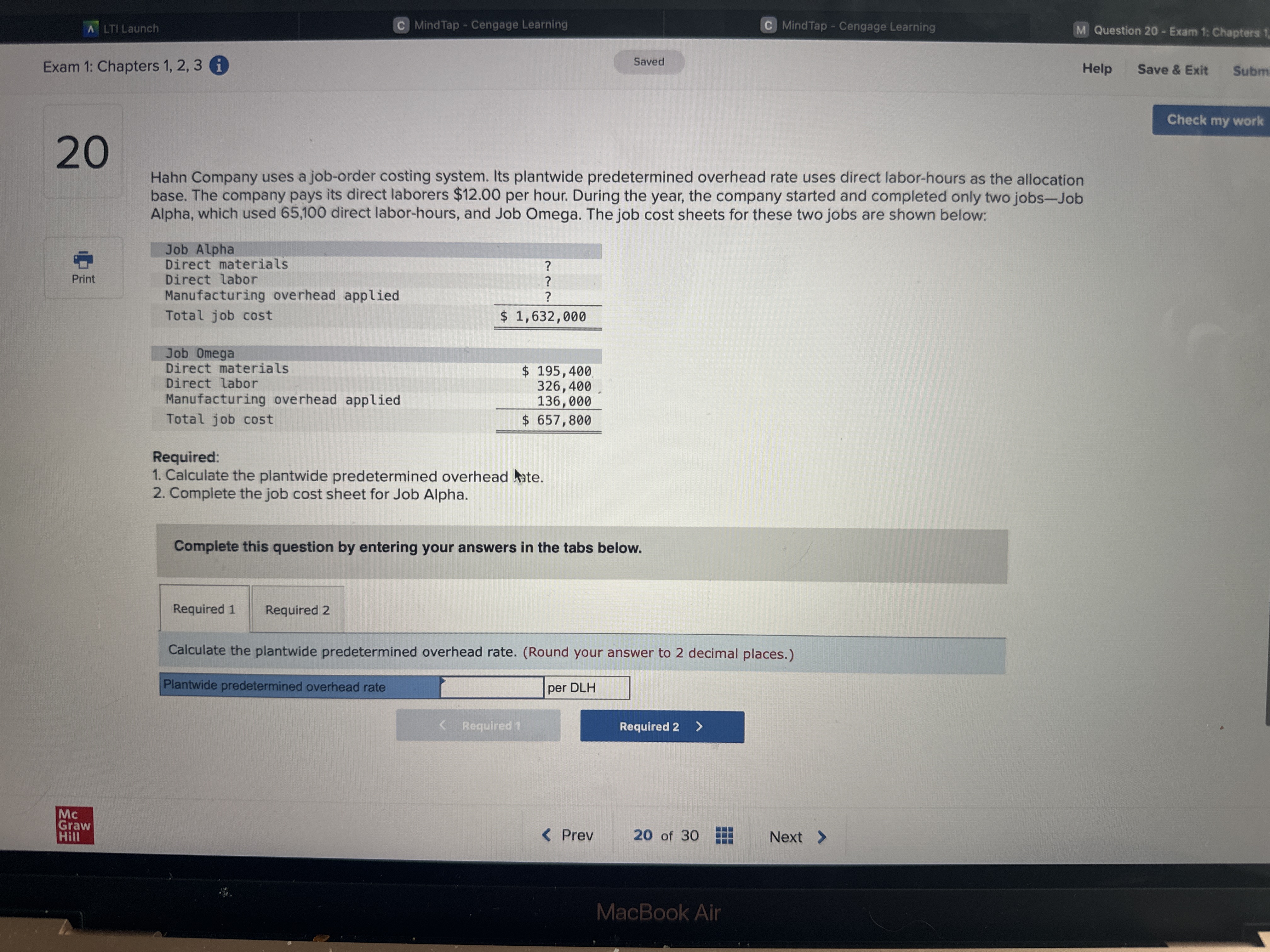 A LTI Launch C Mind Tap - Cengage Learning C