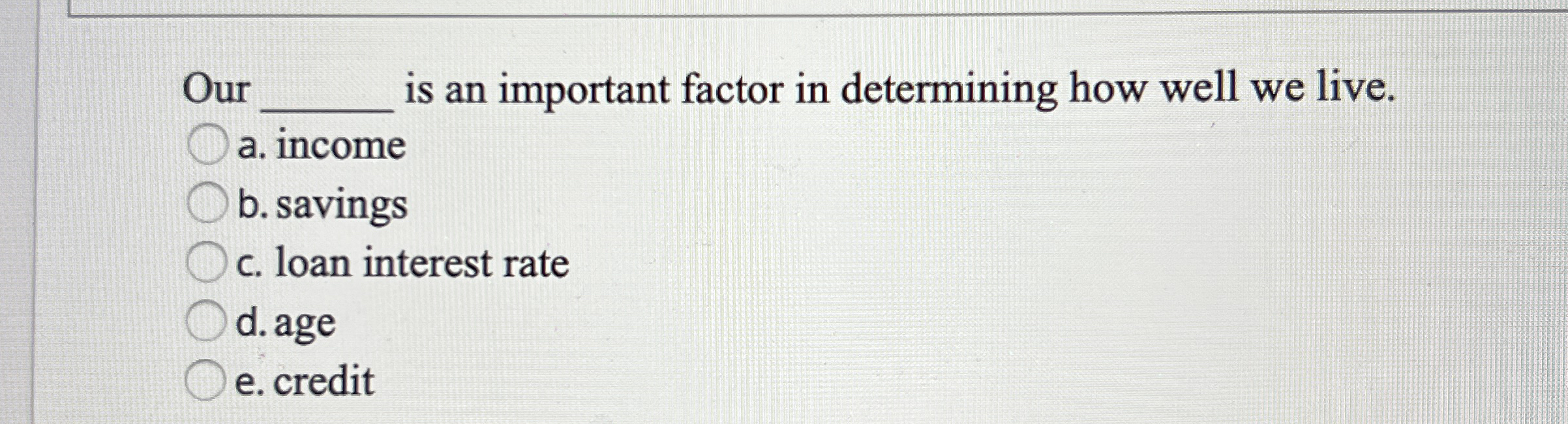 Our q , is an important factor in determining how