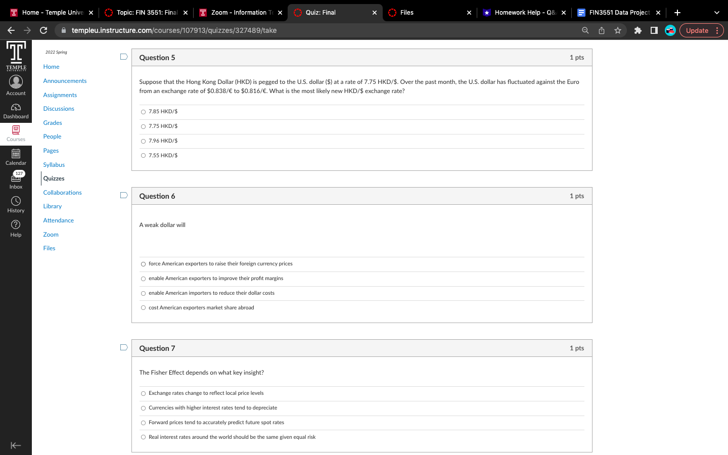 T Home - Temple Unive I Zoom - Information Te x