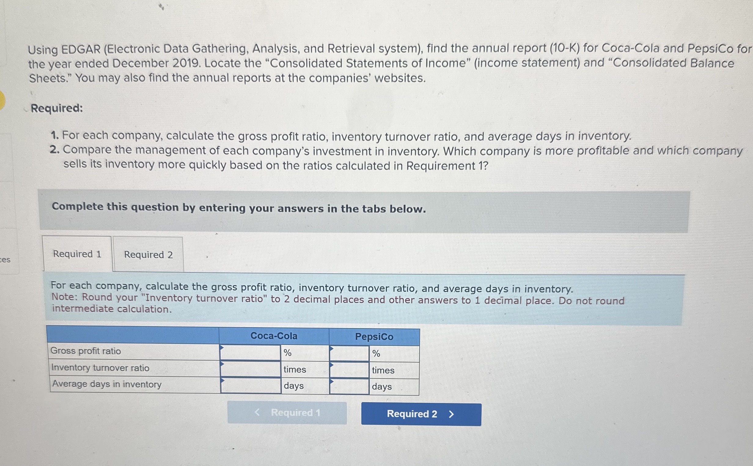 Using EDGAR ( Electronic Data Gathering,