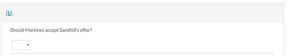 Every year Martinez Industries manufactures 5,300