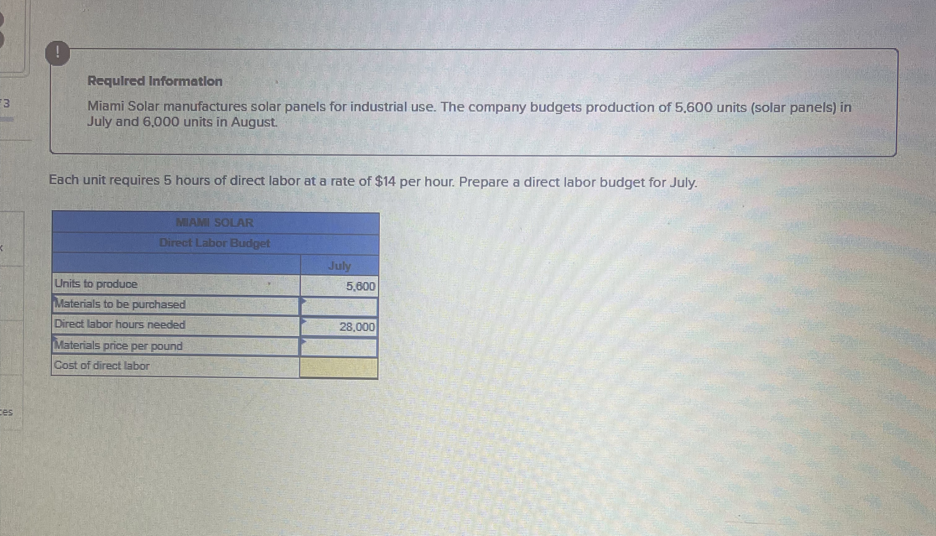 Required Information Miami Solar manufactures