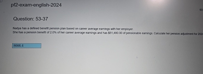 pf 2 - exam - english - 2 0 2 4 Question: 5 3 - 3