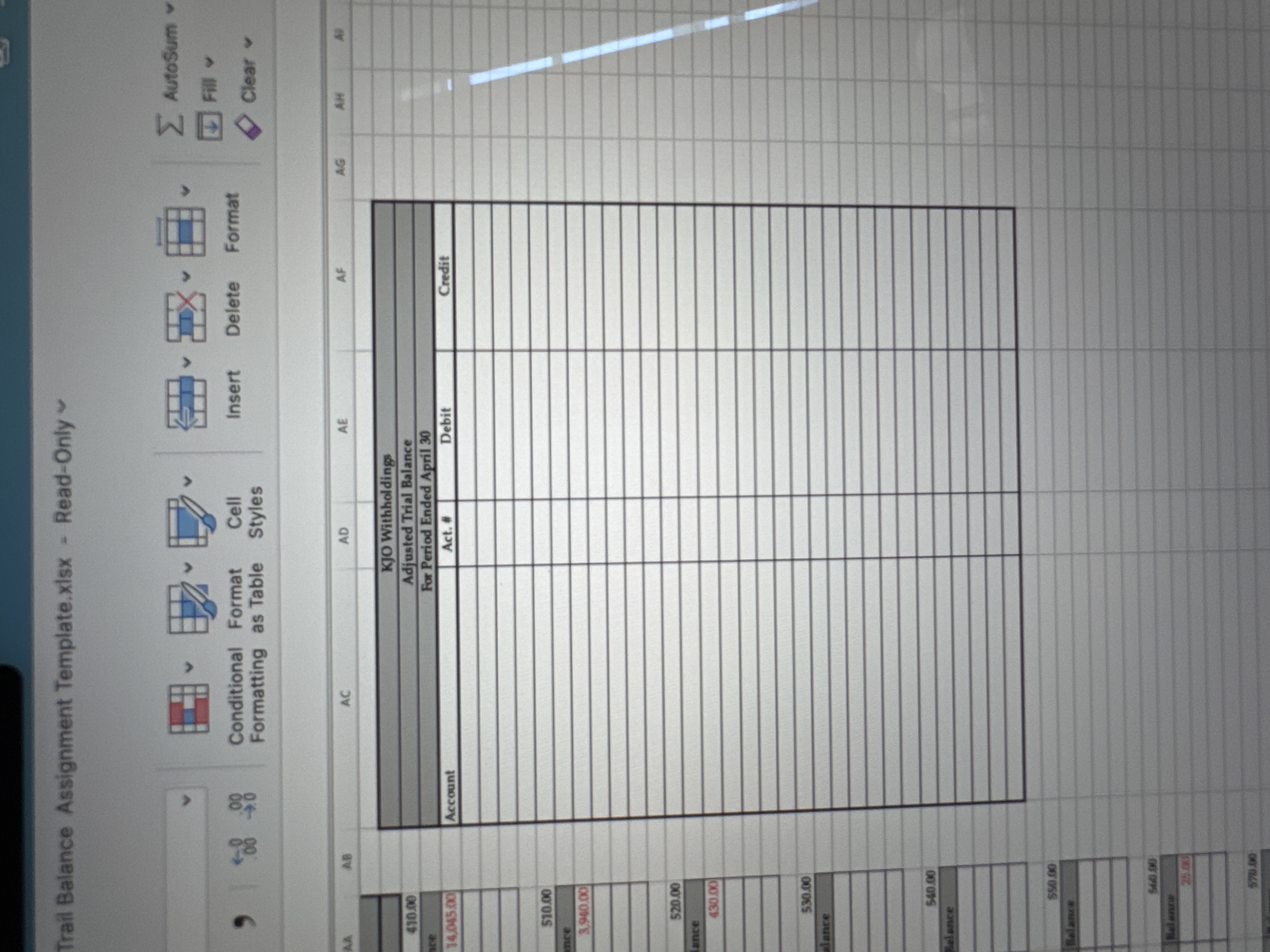 Format B I U A 35 X V fx C D Grading Criteria: W5