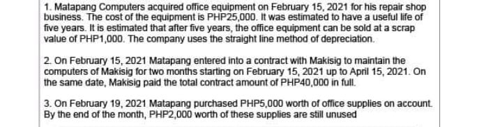 Part 1 Prepare the adjusting entries. Please show