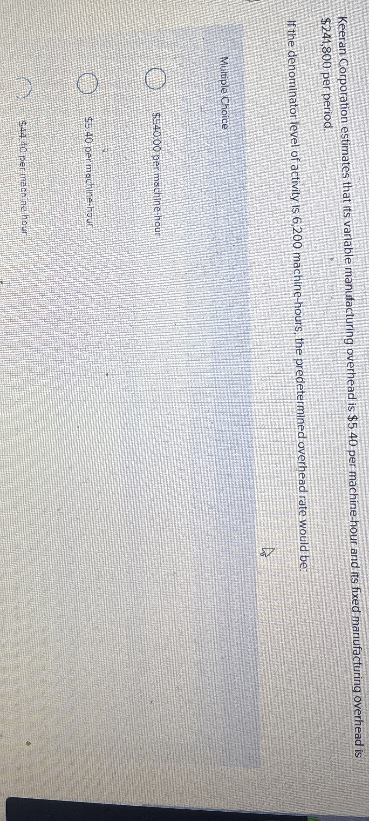 Keeran Corporation estimates that its variable