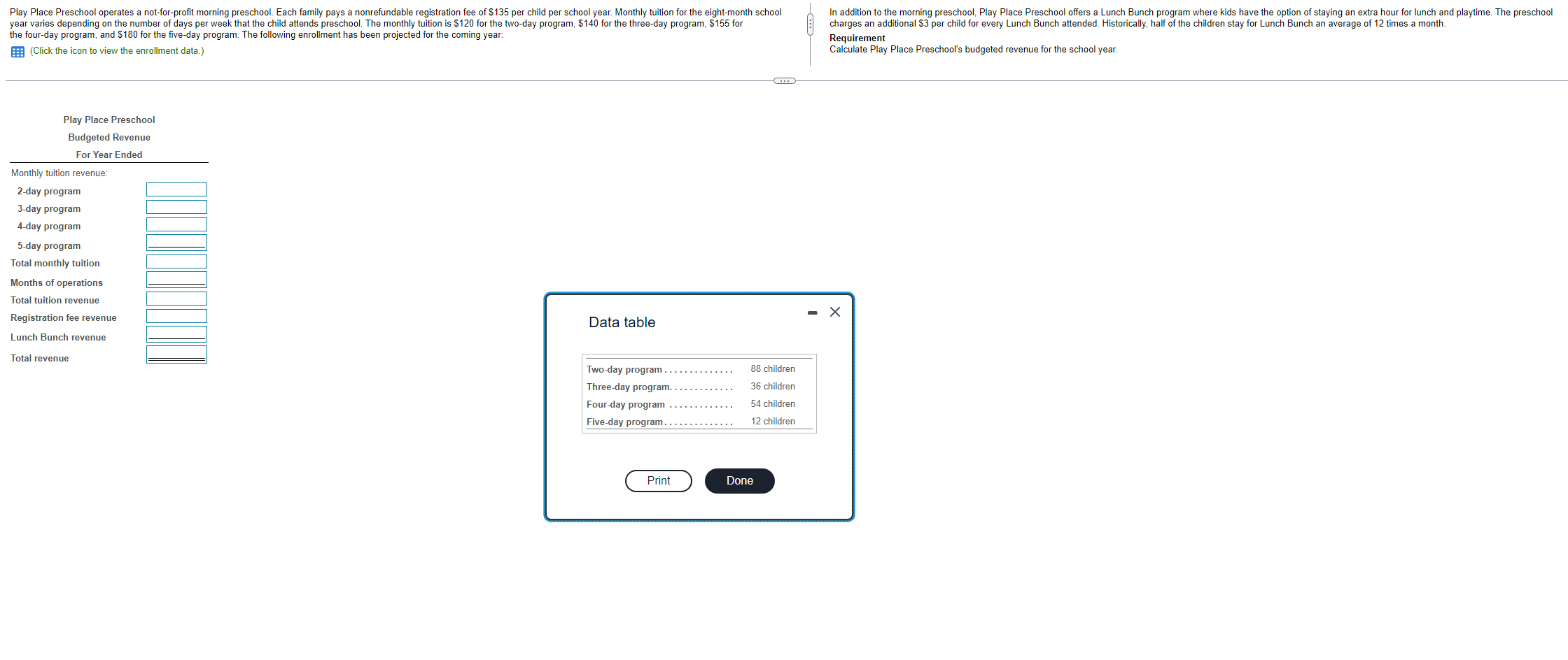 reference Wonderland Preschool operates a