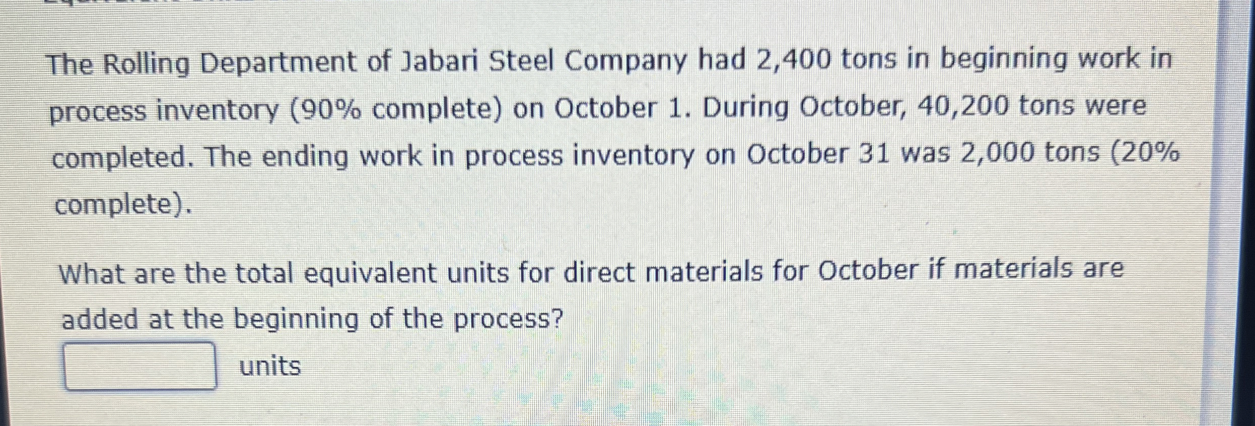 The Rolling Department of Jabari Steel Company