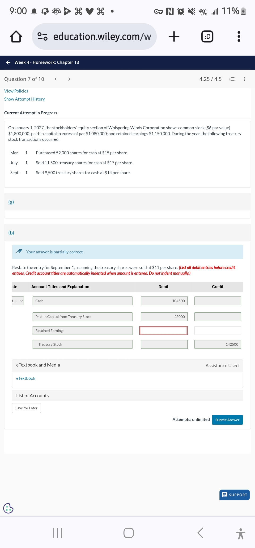 9:00 8 m HV i . 2% education.wiley.com/w + :D . .