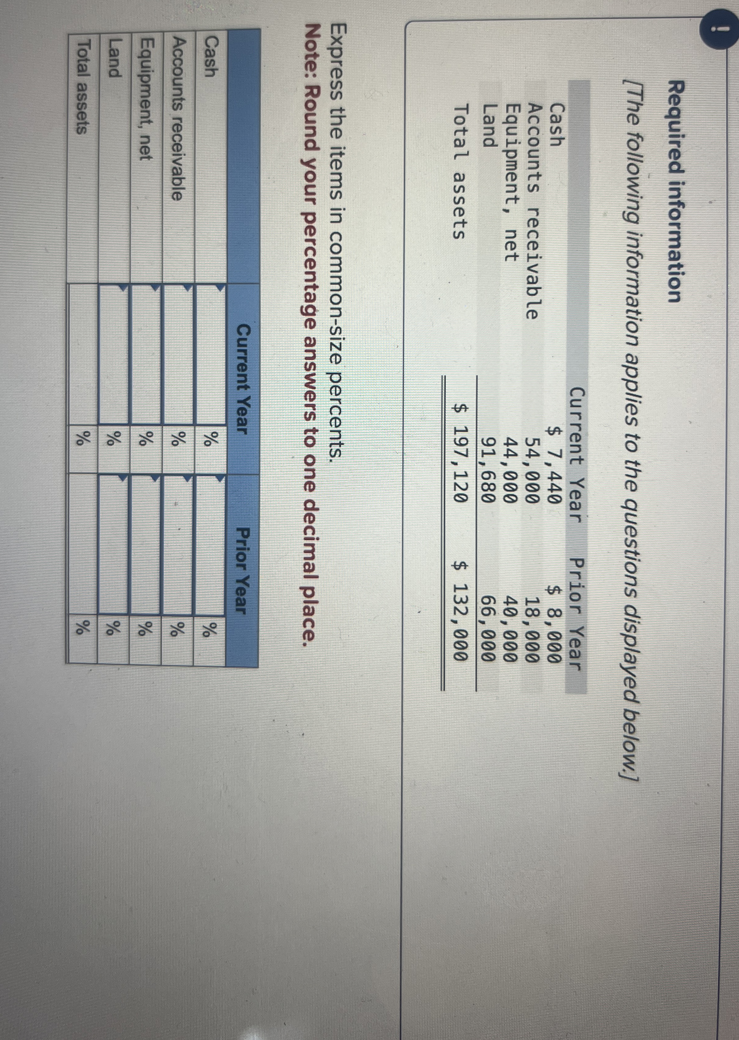 ! Required information [ The following