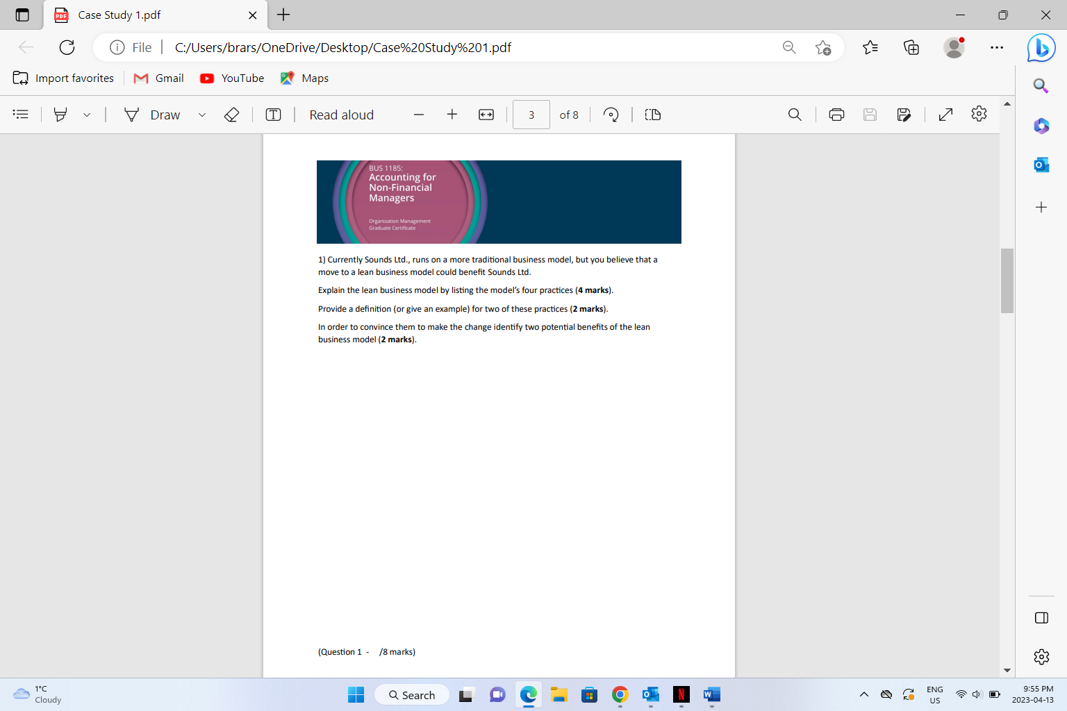 DE Case Study 1.pdf X + X C File |
