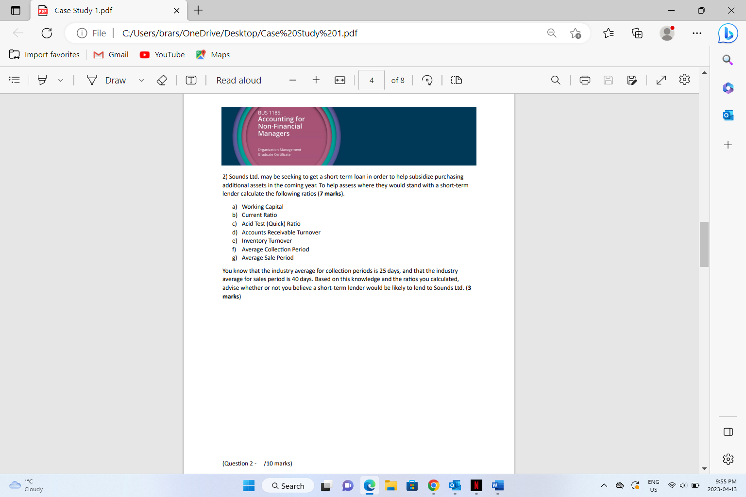 DE Case Study 1.pdf X + X C File |