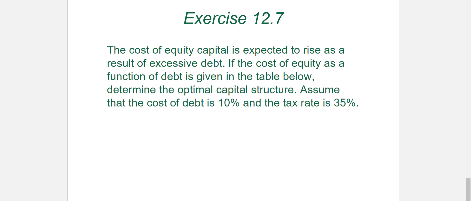 Can You please answer in excel and explain it in