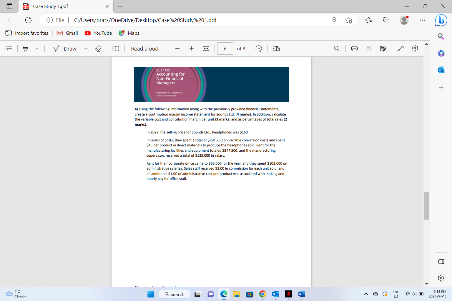 DE Case Study 1.pdf X + X C File |
