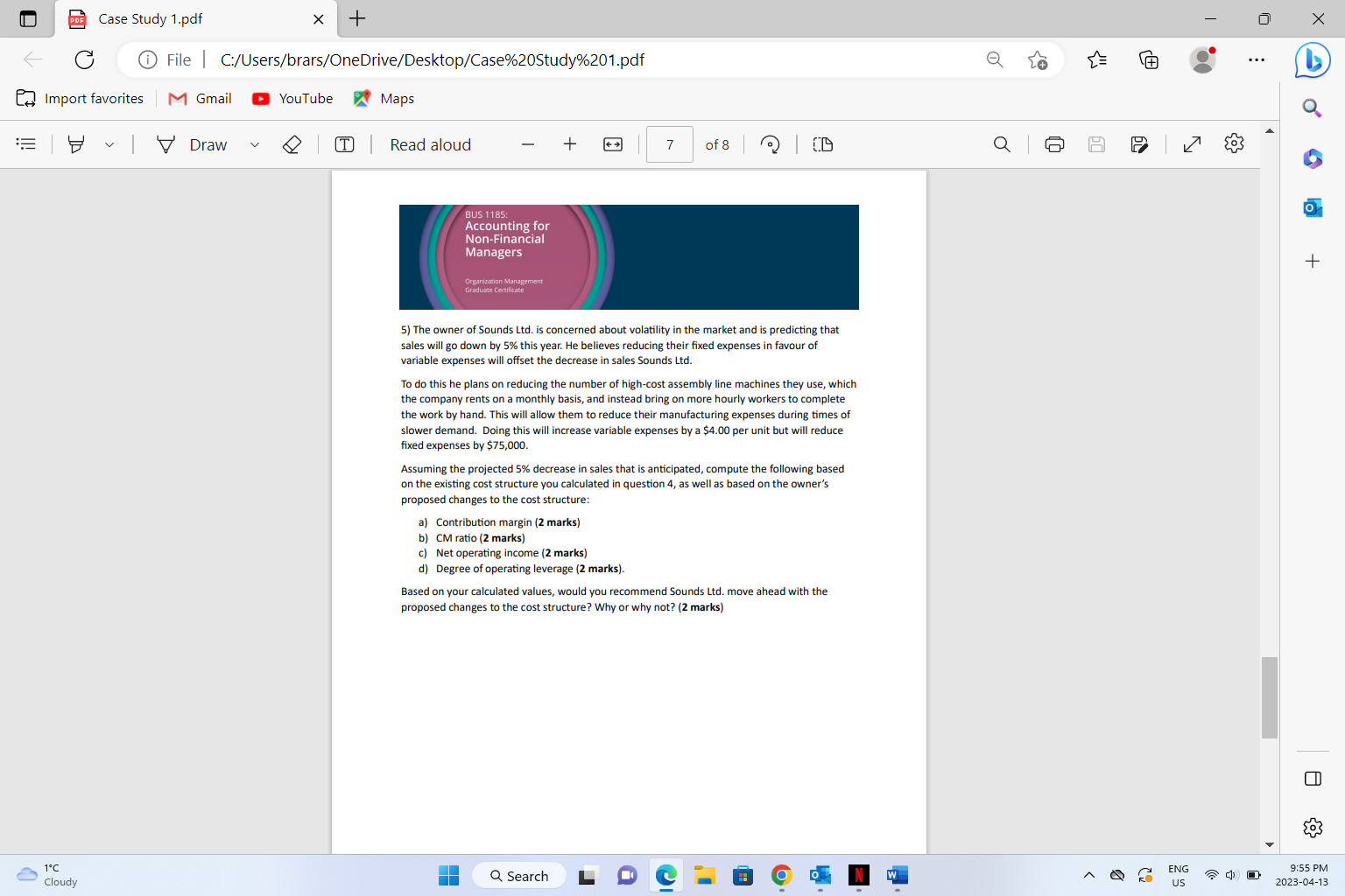 DE Case Study 1.pdf X + X C File |