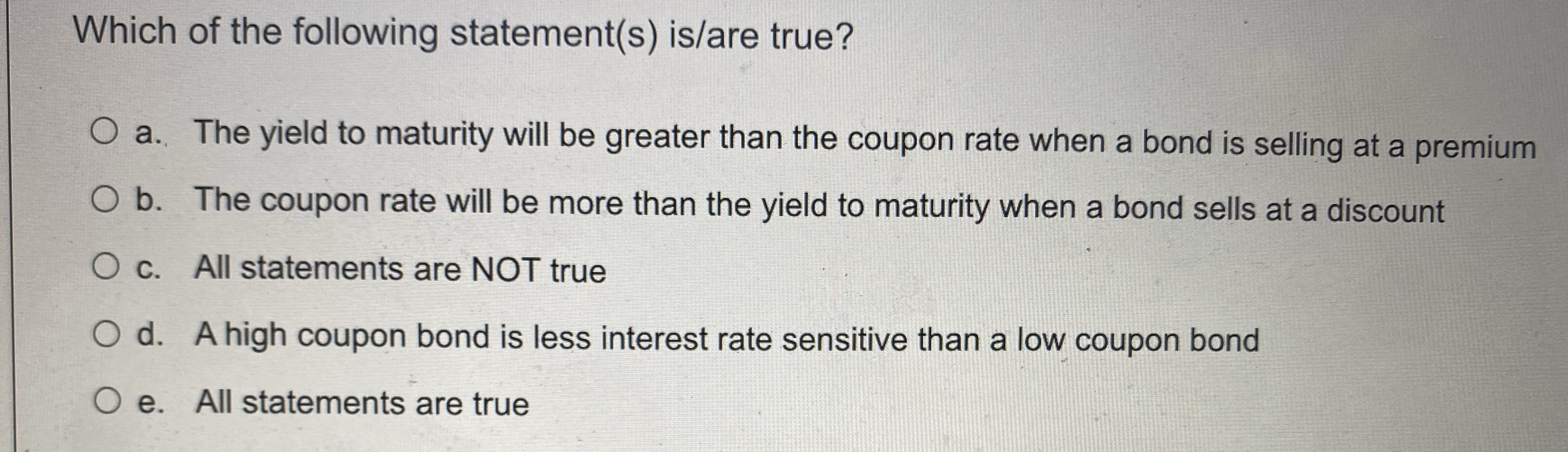 Which of the following statement(s) is/are true?