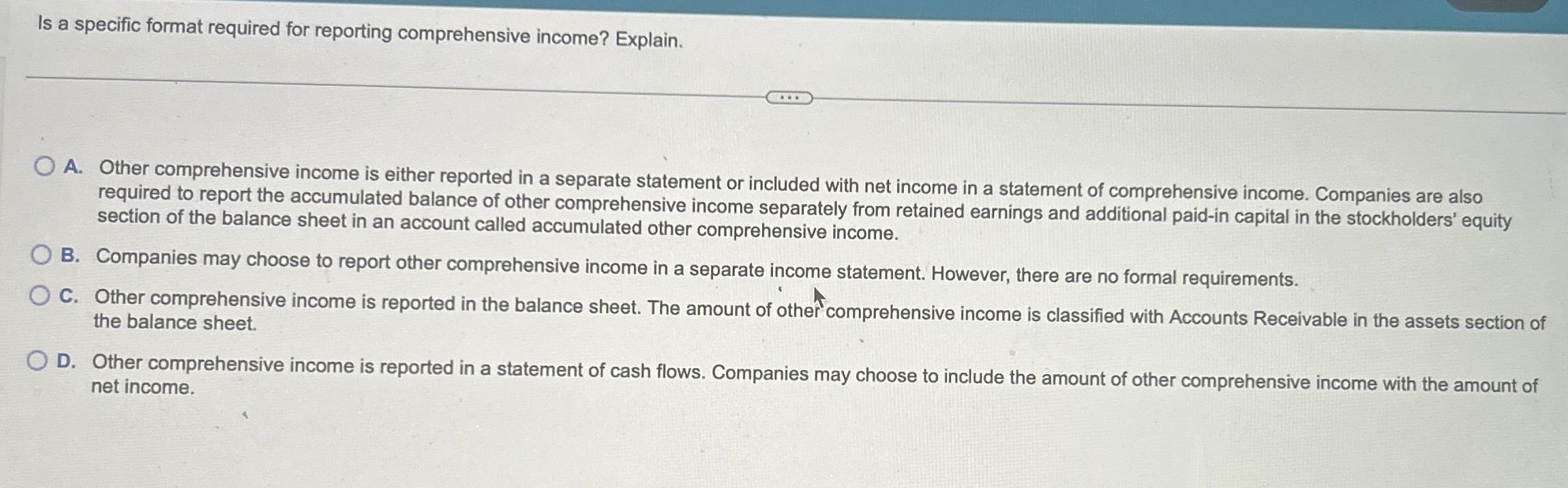 Is a specific format required for reporting