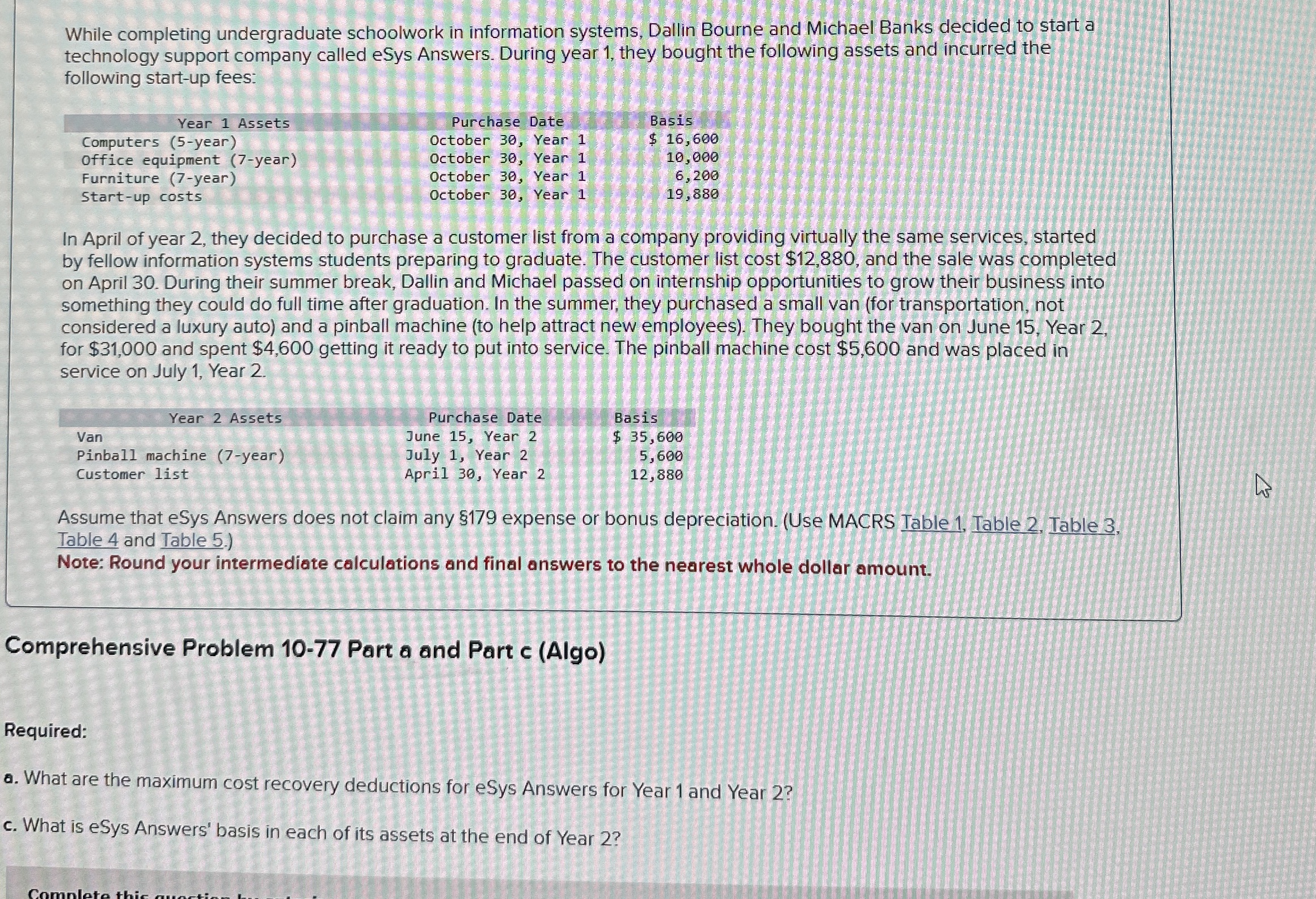 While completing undergraduate schoolwork in